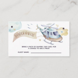 Windenfarben-Babydusche-Windeln Begleitkarte