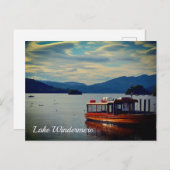 Windermere, das Lake District Postkarte (Vorne/Hinten)