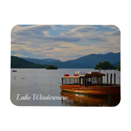 Windermere, die Lake District Postcard Magnet (Horizontal)