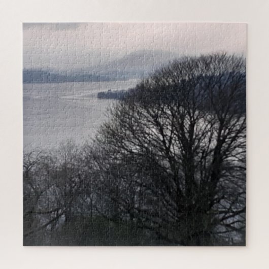 Windermere im Winter - Lake District Jigsaw Puzzle (Vertikal)
