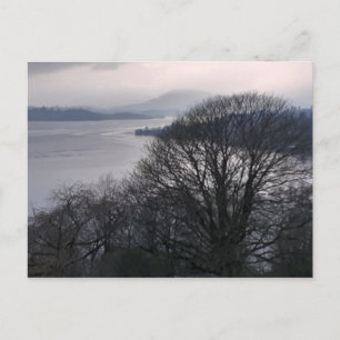 Windermere im Winter - Lake District Postcard Postkarte