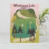 Windermere-See Reiseplakat (Stehend Vorderseite)