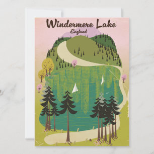 Windermere-See Reiseplakat