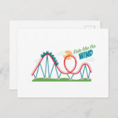 Windfahren Postkarte (Vorne/Hinten)