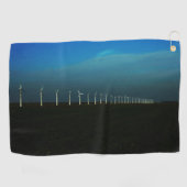 Windfarm Golfhandtuch (Horizontal)