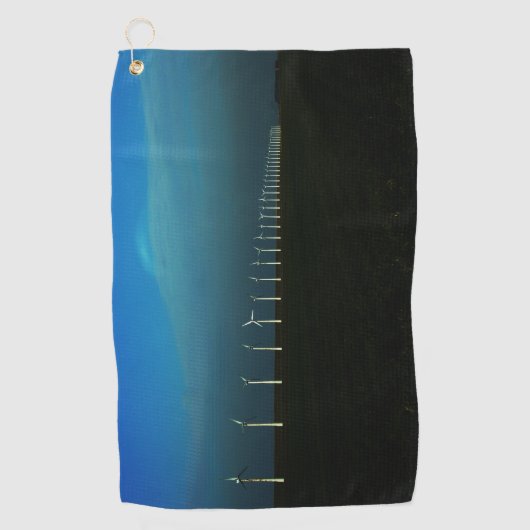 Windfarm Golfhandtuch (Vorderseite)