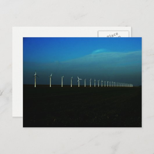 Windfarm pccnm postkarte (Vorne/Hinten)