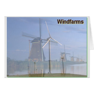 Windfarms Vergangenheit und Gegenwart