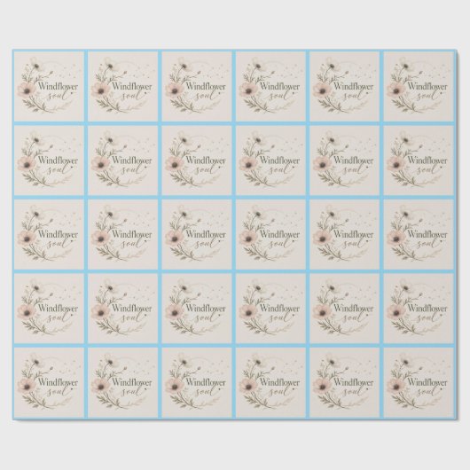 Windflower-Seele Geschenkpapier (Flach)