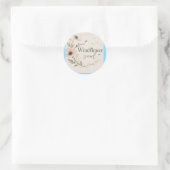 Windflower-Seele Runder Aufkleber (Tasche)