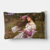 Windflowers von John William Waterhouse Zubehörtasche (Rückseite)
