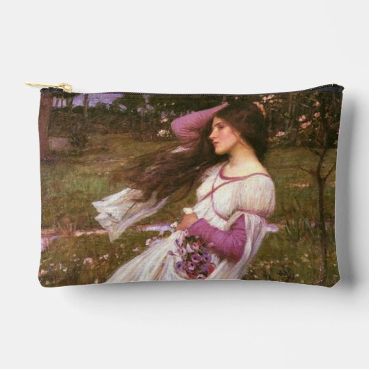 Windflowers von John William Waterhouse Zubehörtasche (Vorderseite)