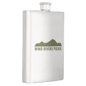 Windflüsse Bitte Flachmann (Rechts)