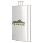 Windflüsse Bitte Flachmann (Links)