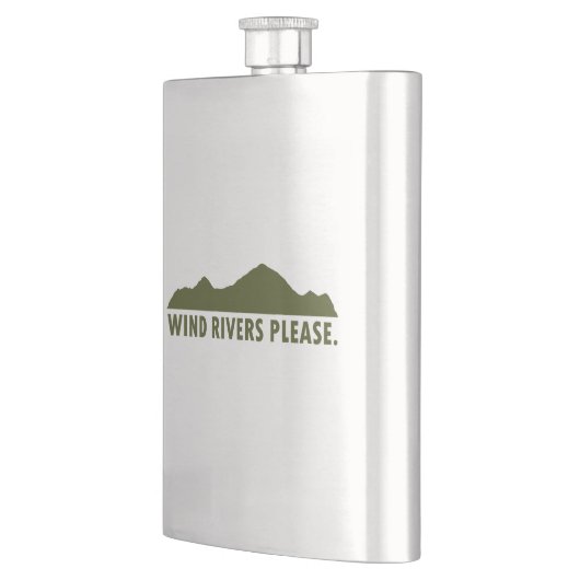 Windflüsse Bitte Flachmann (Links)