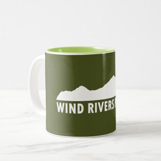 Windflüsse Bitte Zweifarbige Tasse (Vorderseite Links)
