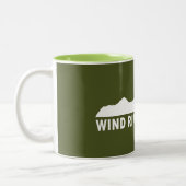 Windflüsse Bitte Zweifarbige Tasse (Links)
