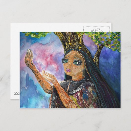 Windflüster Postkarte (Vorne/Hinten)