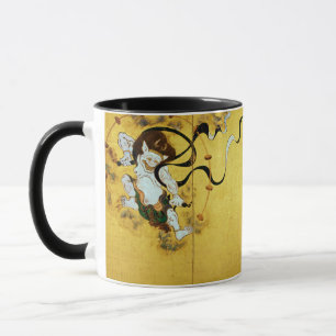 Windgott und Donnergott, Tawaraya Sotatsu Tasse