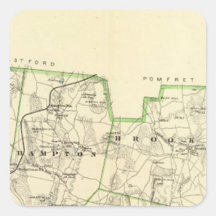 Windham Co S Quadratischer Aufkleber
