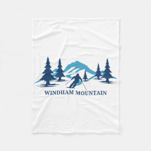Windham Mountain New York Skigebiet Skifahren Skif Fleecedecke