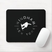 Windham New York Vintag Retro Snowboarding Mousepad (Mit Mouse)