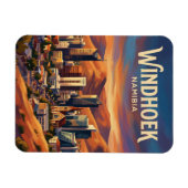 Windhoek Independence Avenue Namibia Magnet (Horizontal)