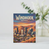 Windhoek Independence Avenue Namibia Postkarte (Stehend Vorderseite)