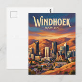 Windhoek Independence Avenue Namibia Postkarte (Vorne/Hinten)