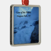 Windhöhle, Niagarafälle, NY Silbernes Ornament (Rechts)