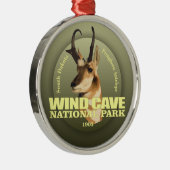 Windhöhle NP (Pronghorn) WT Ornament Aus Metall (Rechts)