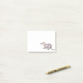 Windhund (a226) Posten-it® Anmerkungen Post-it Klebezettel (Auf Schreibtisch)