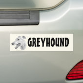 Windhund Autoaufkleber (Auf Auto)