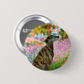 Windhund (br2) - Garten Button (Vorne & Hinten)