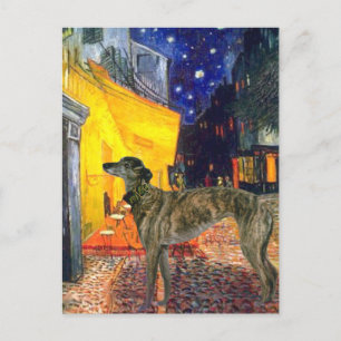 Windhund (br8) - Terrace Cafe Postkarte