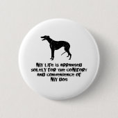 Windhund Button (Vorderseite)