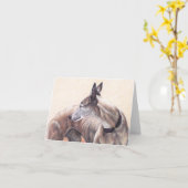 Windhund, der zurück Hundekunst-Anmerkungs-Karte Karte (Gelbe Blume)