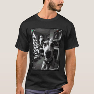 Windhund erwischt Weihnachtsmann auf der Kamera Xm T-Shirt