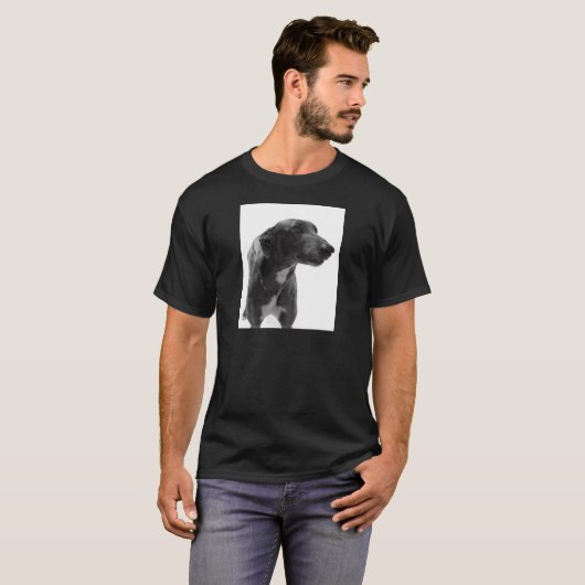 Windhund-Foto T-Shirt (Vorne ganz)