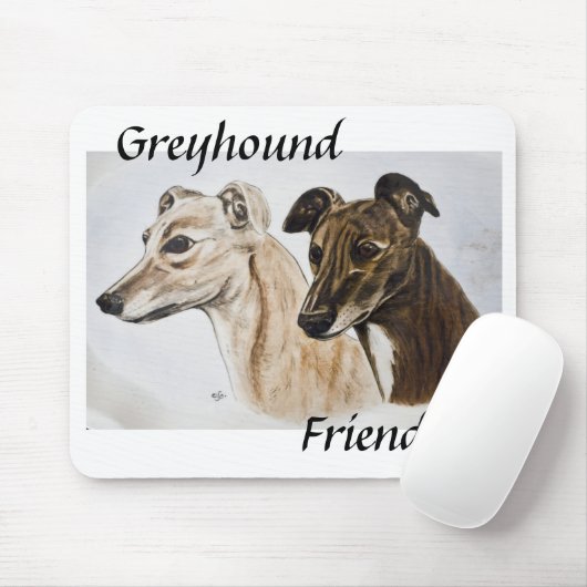 Windhund-Freunde Mousepad (Mit Mouse)