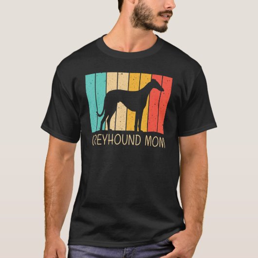 Windhund für Mama Mutter Italienische Windhunde Re T-Shirt (Vorderseite)