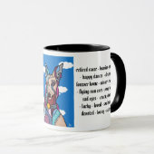 Windhund-Gedanken Tasse (VorderseiteRechts)