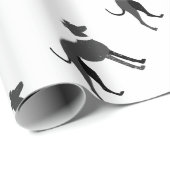 Windhund Geschenkpapier (Rolleneckpunkt)