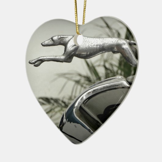 Windhund-Heizkörper-Kappe Keramikornament (Links)