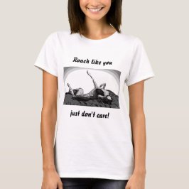 Windhund-Hinterwelle auf Weiß T-Shirt