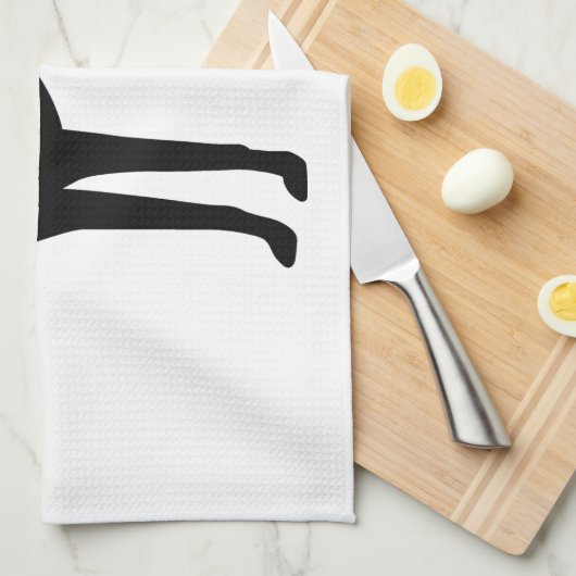 Windhund-Hund Geschirrtuch (Viertel Falte)