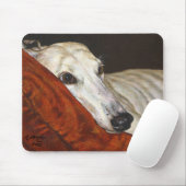 Windhund-Hund "Zuhause an der letzten" Mousepad (Mit Mouse)
