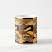 Windhund-Hundeabstrakter Kunst-Entwurf Kaffeetasse (Mittel)
