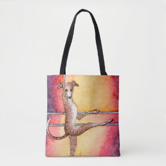 Windhund-Hundeballerina Tasche