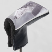 Windhund-Hundekunst, die Golf-Putter-Abdeckung Golf Headcover (3/4 Vorderseite)